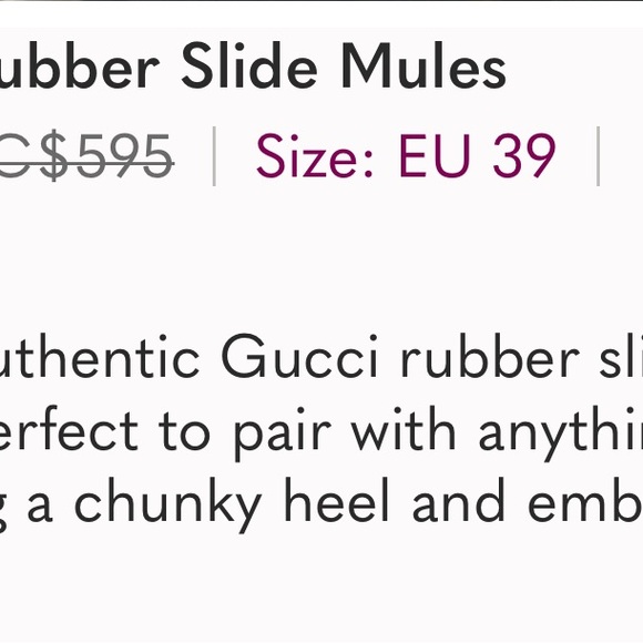 Gucci only wore a couple of times - Picture 3 of 7